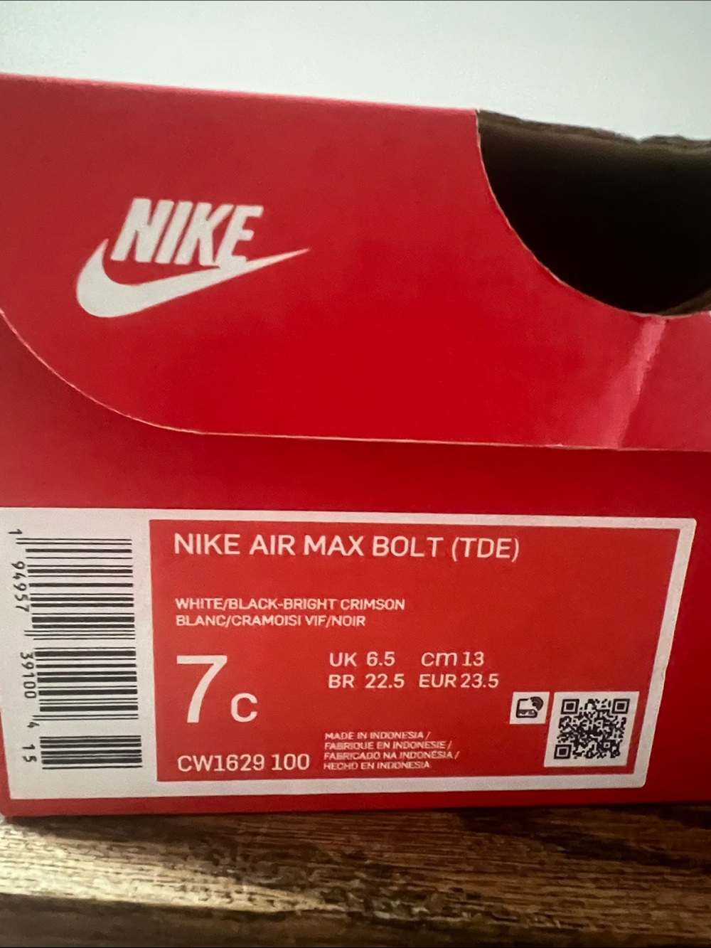 Toddler Nike Air Maxx Bolt - Picture 6 of 6